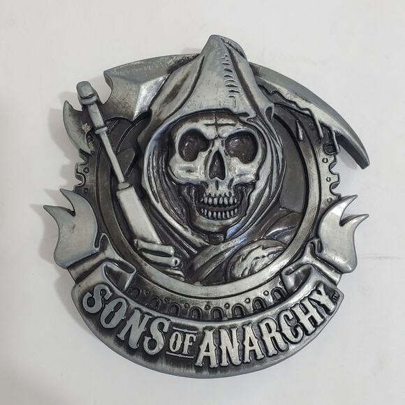 sons of anarchy Other - Sons of Anarchy Metal Belt Buckle Fan Gear Motorcycle Biker
